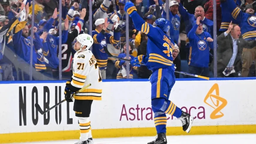 Sabres Stun Bruins with Four Late Goals in East Round 1 Opener