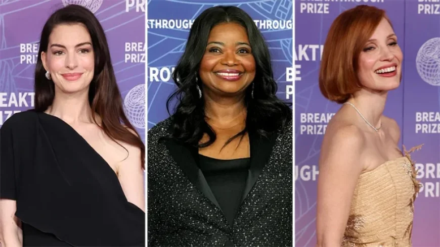 Anne Hathaway and Octavia Spencer Shine in Breakthrough Prize Photos