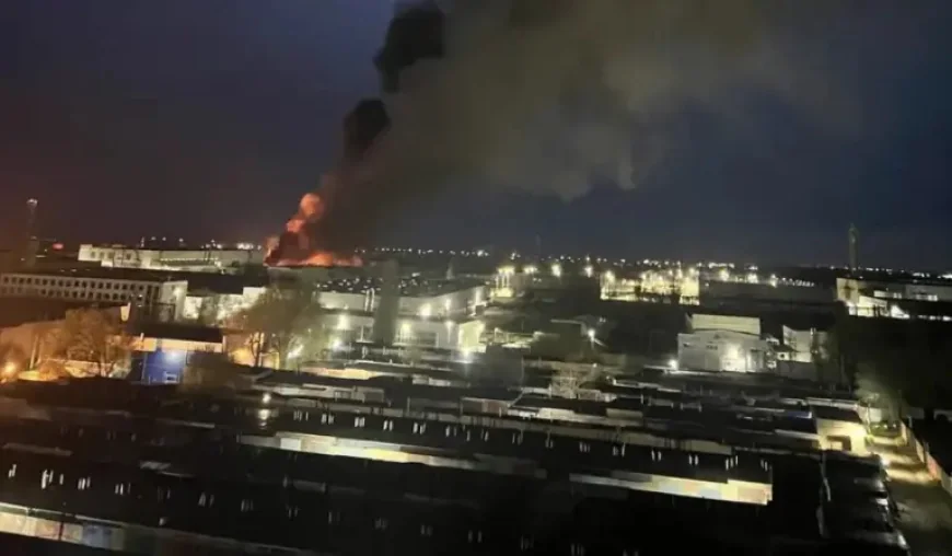 Strikes on Taganrog: Ukraine hits Russian drone plant as fire engulfs key military site