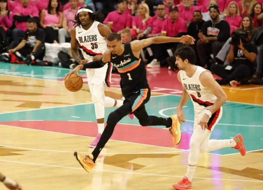 Victor Wembanyama Shines as Spurs Triumph Over Blazers: Game 1 Insights