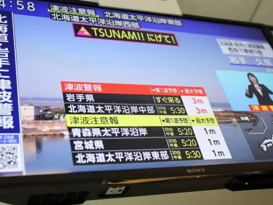 Japan Earthquake Today: Tsunami Warning Issued After a Major 7.5 Quake