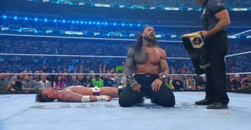 Roman Reigns Claims World Heavyweight Title from CM Punk at WrestleMania 42