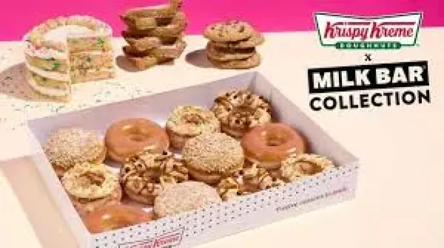 Krispy Kreme Milk Bar Collaboration: a new doughnut moment with a familiar comfort