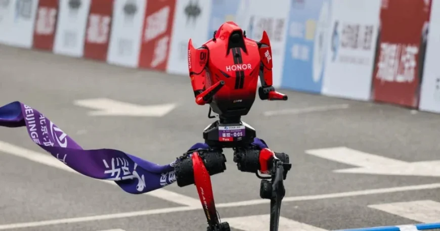 Humanoid Robot Sets New Half-Marathon Record in Beijing