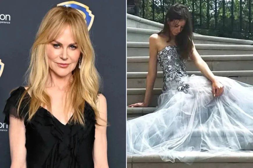 Nicole Kidman’s Daughter, 17, Shines in Silver at High School Prom