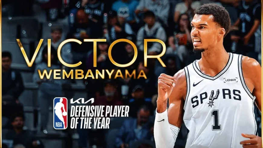 Victor Wembanyama Wins 2025-26 NBA Defensive Player of the Year Award