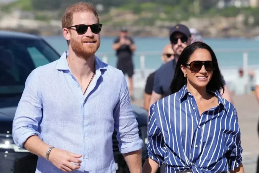 Beachgoer’s Unwavering Sunbathing Amid Prince Harry and Meghan Markle Frenzy Goes Viral