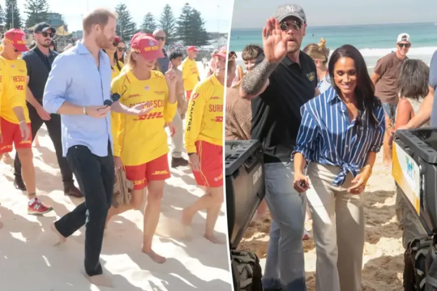 British Royal Family Scene in Bondi Beach Draws Attention to One Unbothered Woman