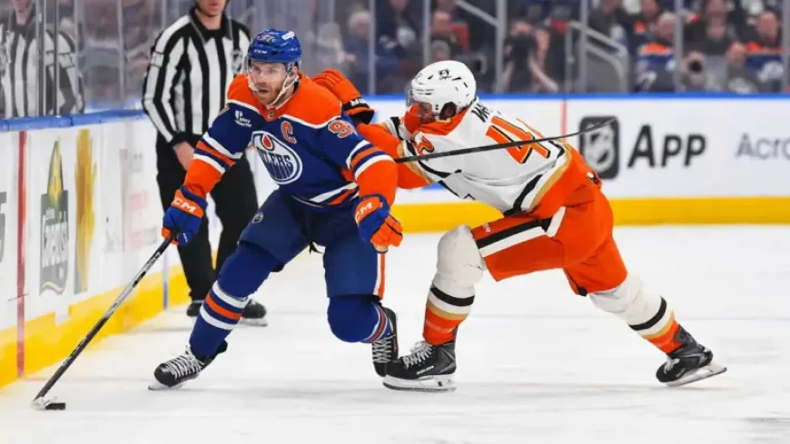 Hockey Playoffs: Ducks Visit Oilers in Game 1 Showdown
