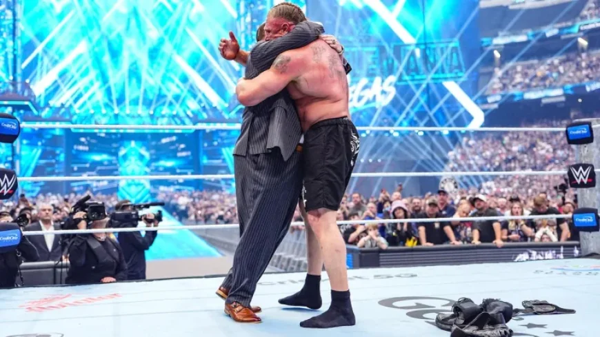 Triple H Reacts to Brock Lesnar’s WWE Retirement Hint
