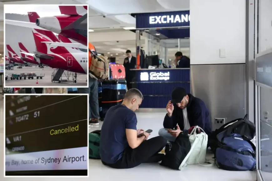 Australia New Zealand Flight Delays Hit Sydney as High Winds Clog Schedules