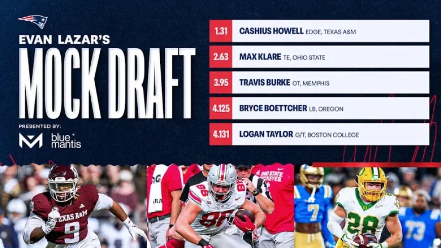 Lazar Unveils Final 2026 NFL Draft Patriots 7-Round Mock