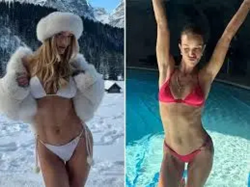 Rosie Huntington-whiteley Birthday Photos Turn 39 Into a Celebrity Snapshot Event