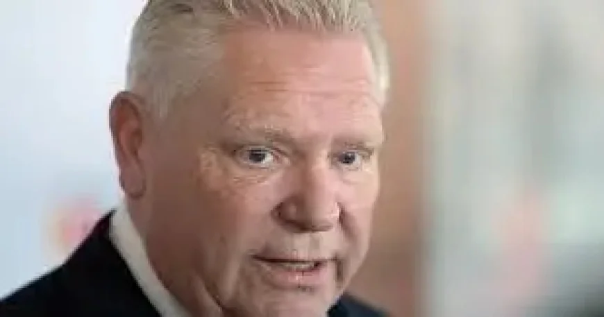 Doug Ford Jet Backlash as Ontario Drops the Private Plane Plan