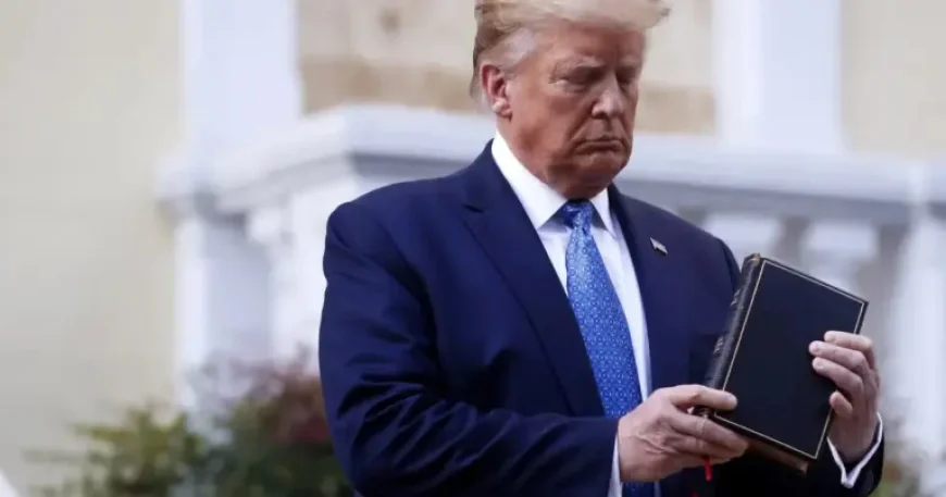 Bible passage Trump plans to read carries faith, politics, and a national divide