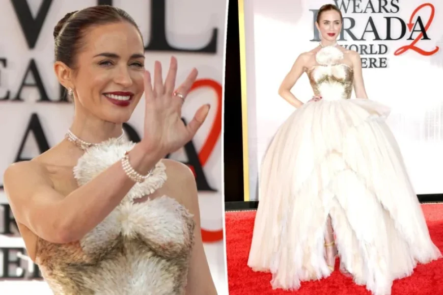 Emily Blunt Channels ’90s Icon in ‘Devil Wears Prada 2’ Premiere Hair