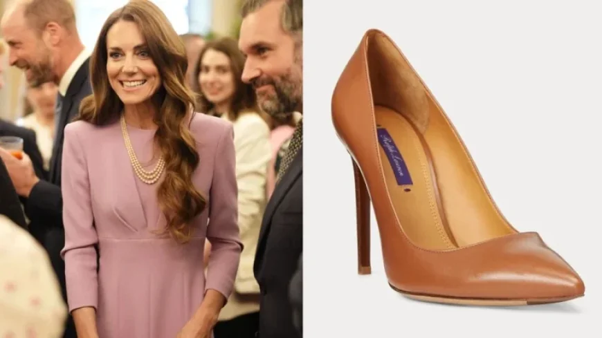 Kate Middleton Wears Ralph Lauren Pumps for Queen Elizabeth’s 100th Anniversary
