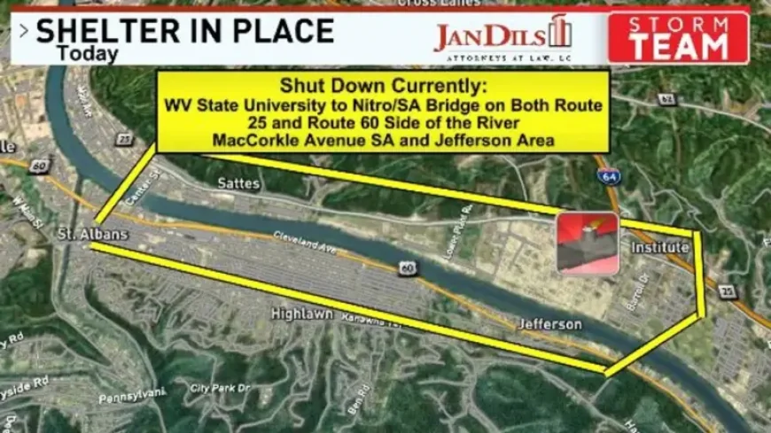Catalyst Refiners Shelter in Place Order Triggers Road Closures in Institute