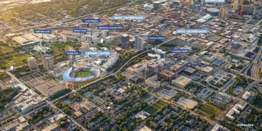 Kansas City Royals Reveal Downtown Ballpark Plan in Crown Center District