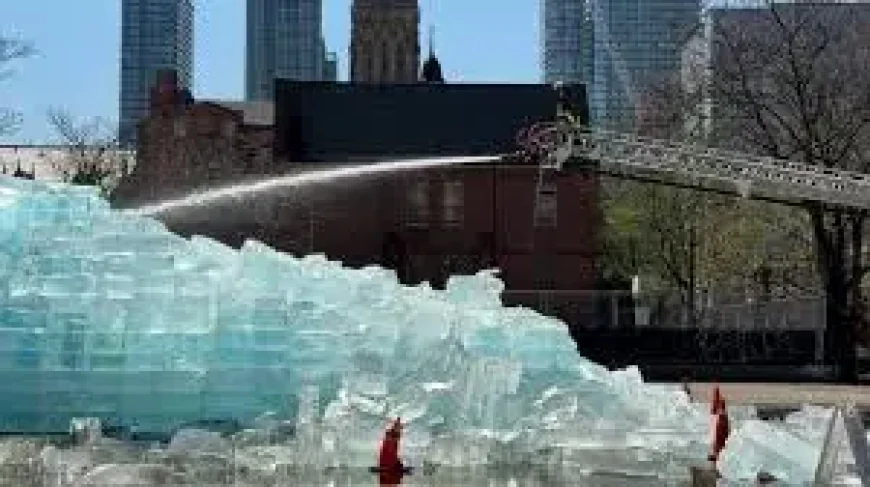Drake Ice Block and the Safety Turn in Toronto