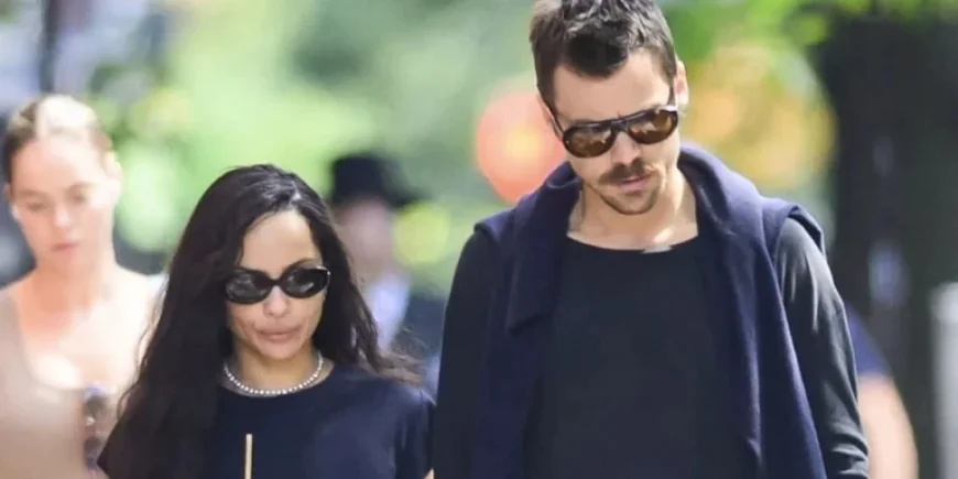 Zoe Kravitz and Harry Styles Spark Engagement Rumors with Ring Photos