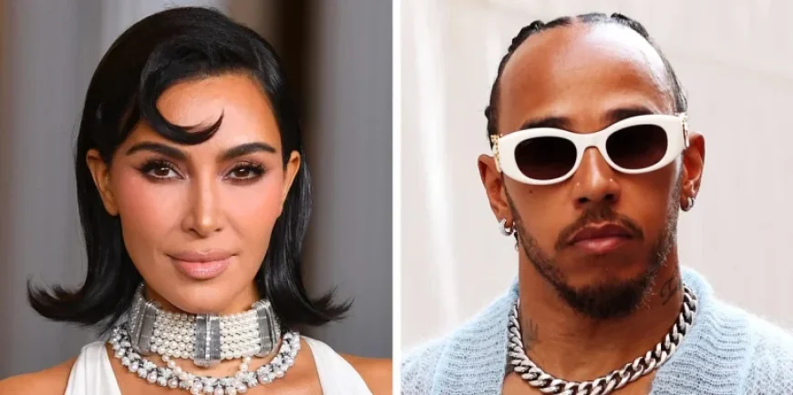 Kim Kardashian and Lewis Hamilton Share Kiss on Malibu Beach