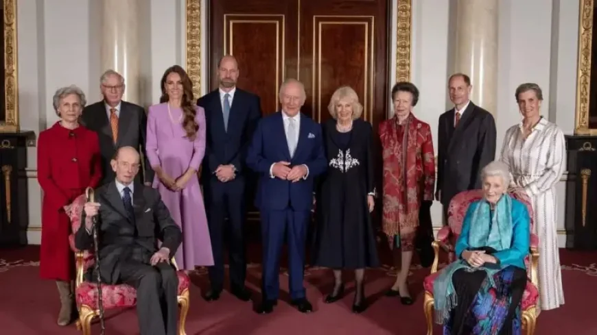 British Royal Family Mark Queen Elizabeth II Centenary With Rare 11-Member Photo