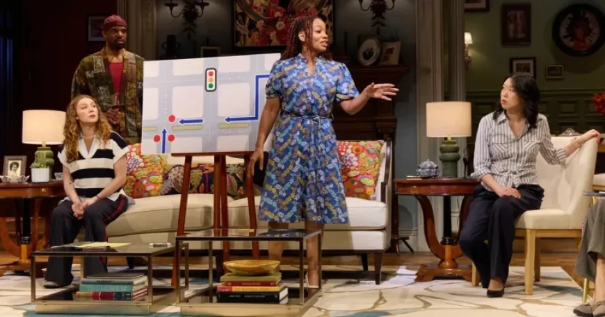 Trash Cans Neatly Aligned Along Balusters: A Vulture Perspective