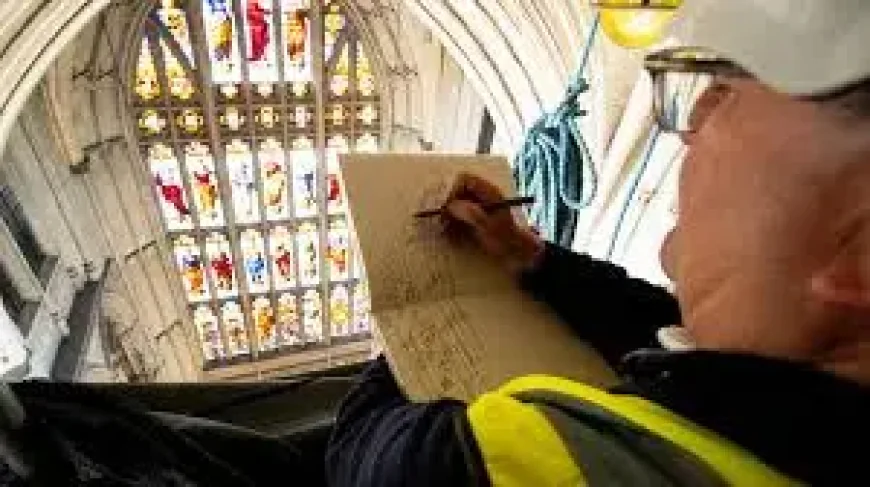 Westminster Abbey: 100ft scaffold reveals a rare view in an ‘exciting project’