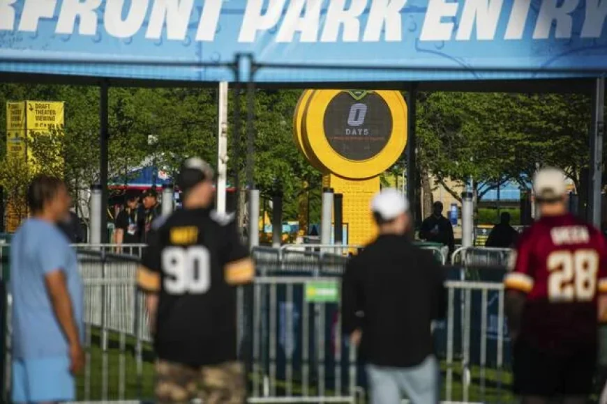 NFL Draft Day 1: Excited Fans Flock to Pittsburgh