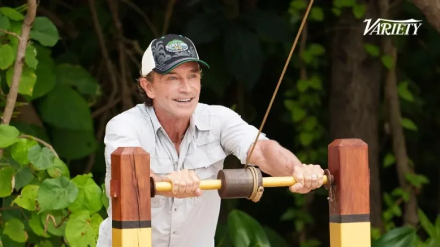 Jeff Probst Discusses Competing in Survivor 50 Immunity Challenge