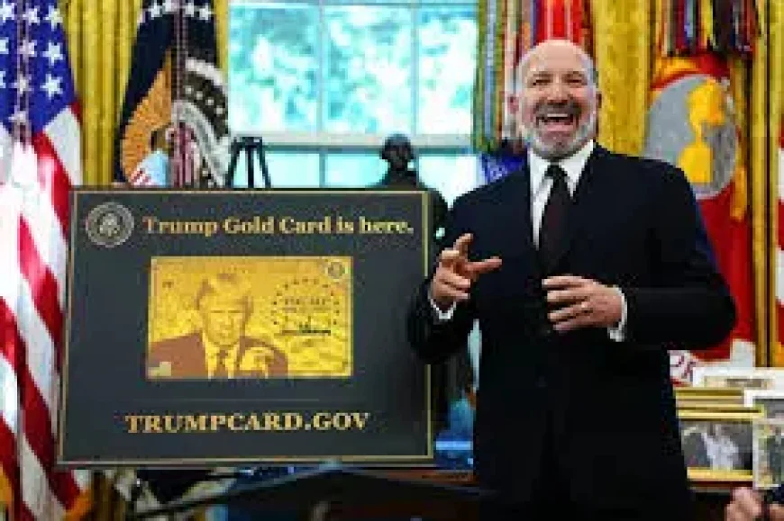 Trump Gold Card: One Clearance Exposes How Slowly the $1 Million Residency Plan Is Moving