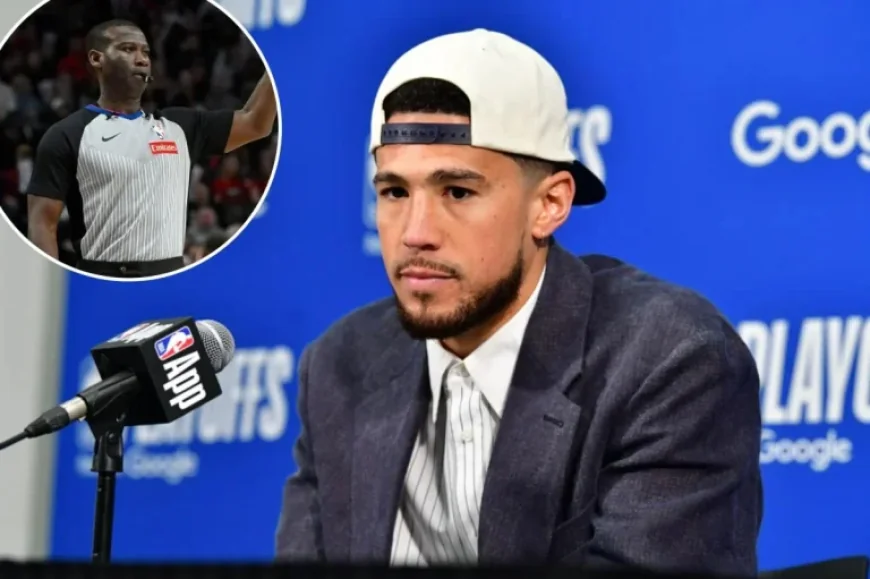 Devin Booker Criticizes Referee in Intense NBA Playoff Rant