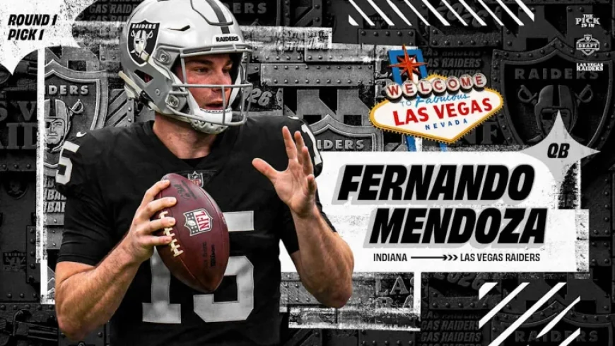 Raiders Choose Fernando Mendoza as Top Pick in 2026 NFL Draft