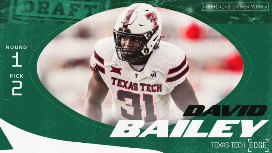 Texas Tech’s David Bailey Selected 2nd in 2026 NFL Draft, Round 1