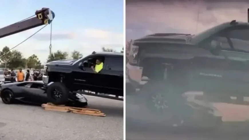 Lifted Truck Drives Over Lamborghini: 3 Things the Florida Parking Lot Clip Reveals