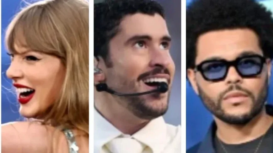 Spotify Reveals Top All-Time Streamed Artists: Taylor Swift, Bad Bunny, The Weeknd