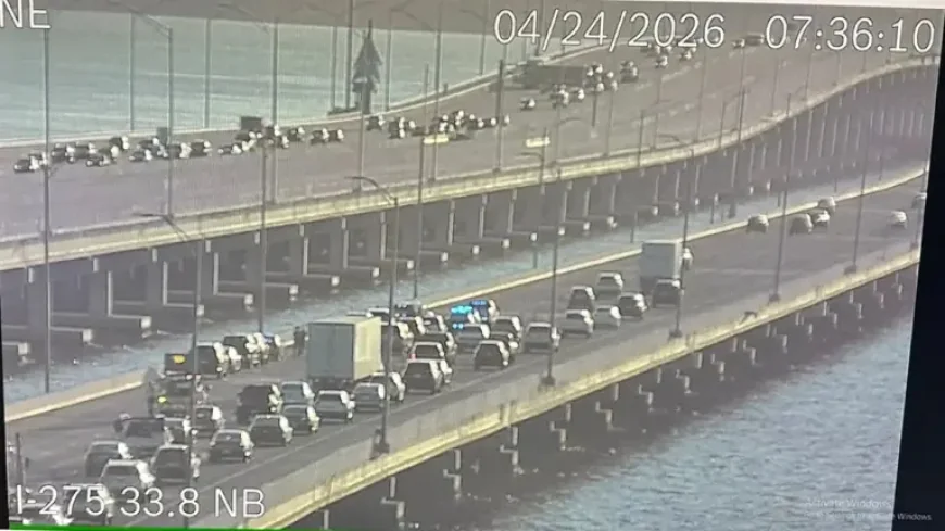Howard Frankland Bridge Delays After Police Activity Spur Friday Morning Lane Closures
