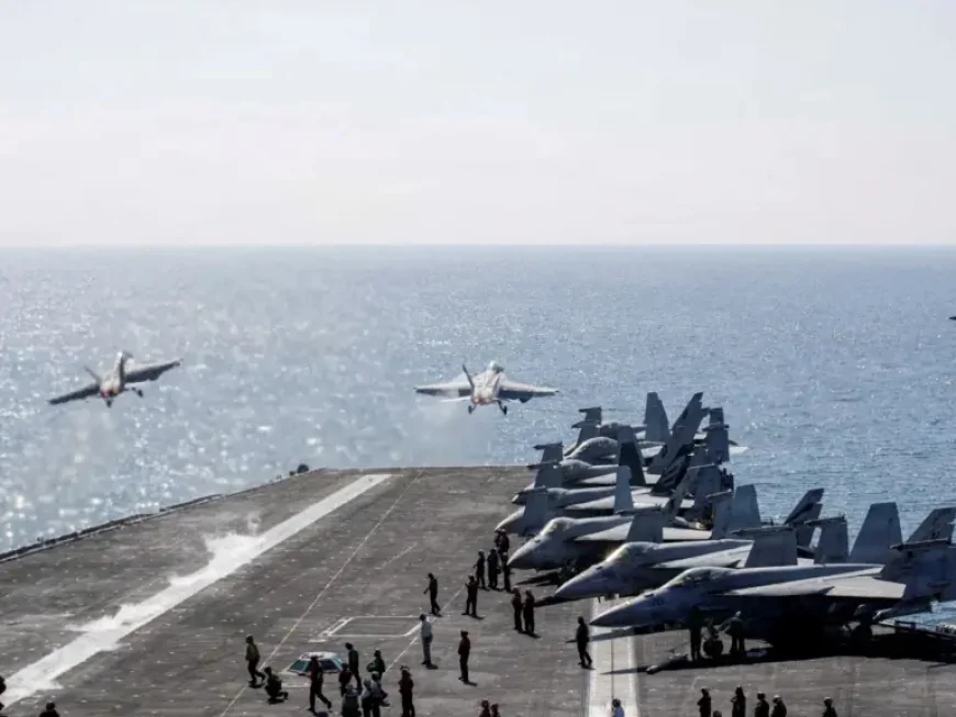 Aircraft Carrier Show of Force Grows as US Keeps Pressure Near Iran