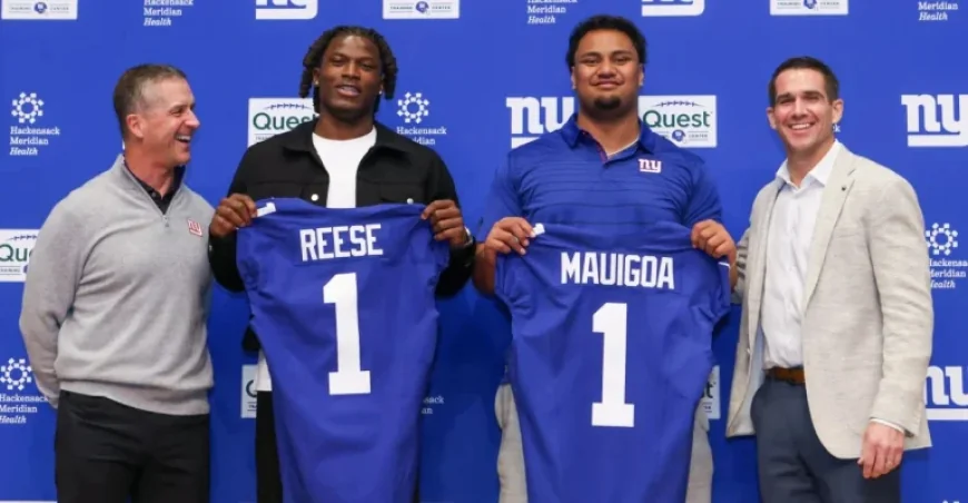 Giants 2026 Draft: Fans Praise Arvell Reese, Francis Mauigoa Selections