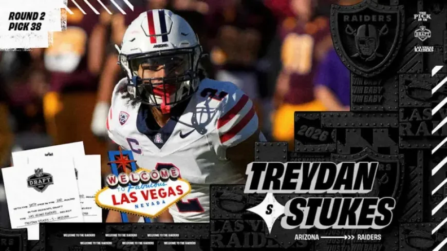 Treydan Stukes and the Raiders’ Day 2 pivot after the No. 38 pick
