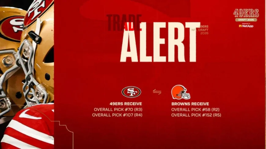 49ers Strike Deal, Trade Back with Browns on Day 2
