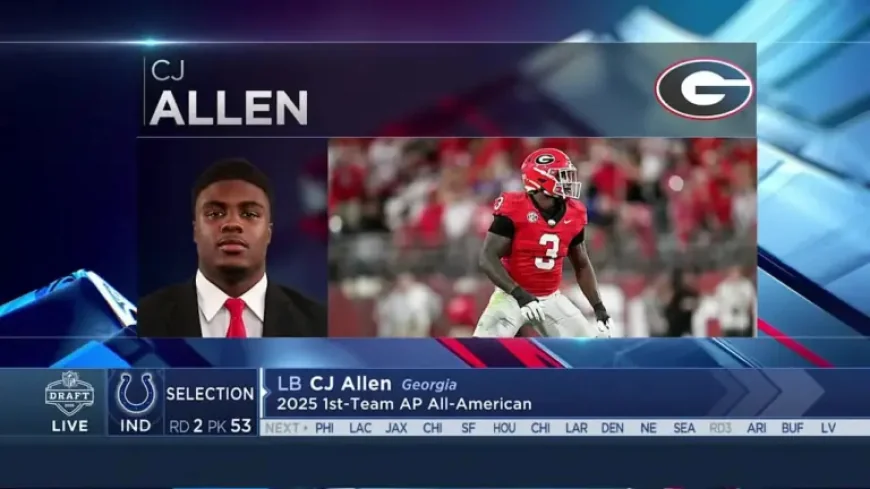 Carson Beck and Colts Pick CJ Allen in No. 53 Draft Move