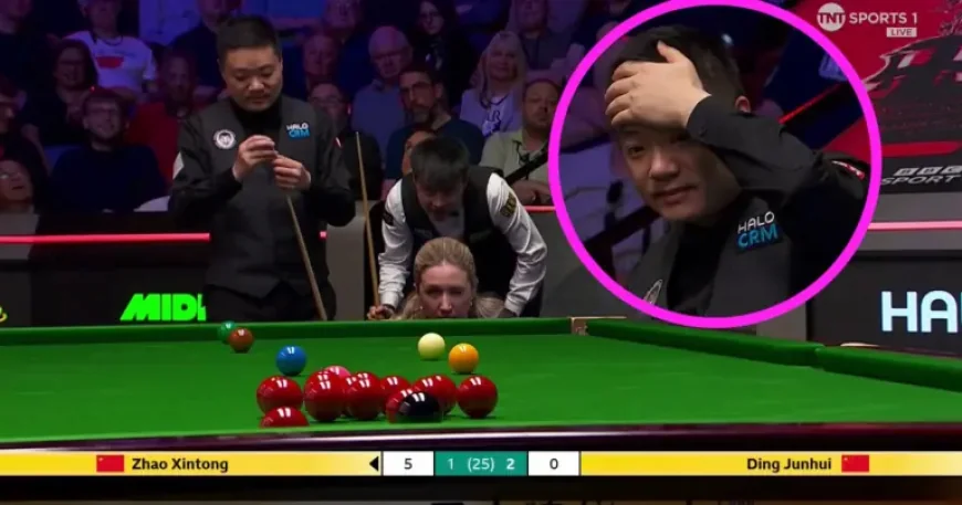 Football Scores Drama at the Crucible: Zhao Leads Ding as Trump Levels Vafaei