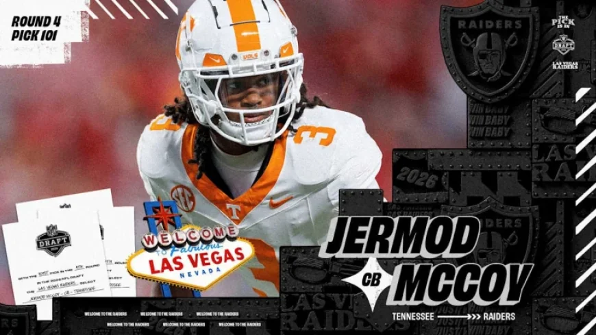 Raiders Draft CB Jermod McCoy with 101st Pick in 2026 NFL Draft