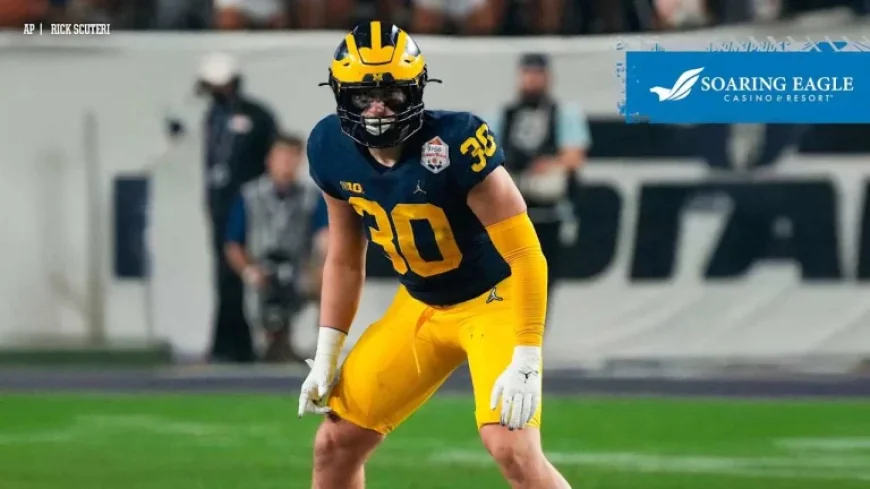 Detroit Lions Select Linebacker Jimmy Rolder in NFL Draft