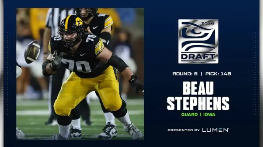 Beau Stephens: Seahawks Trade Into Fifth Round for Iowa Guard in 2026 Draft