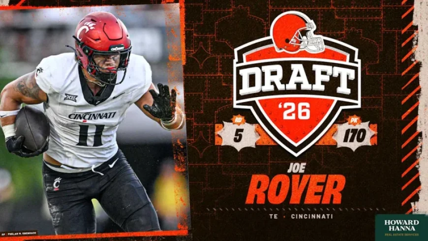 Browns Draft TE Joe Royer with No. 170 Pick in 2026 NFL Draft