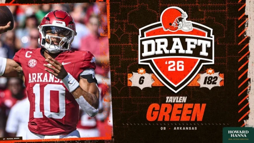 Browns Draft QB Taylen Green at No. 182 in 2026 NFL Draft