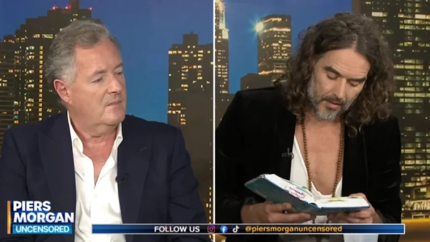 Russell Brand Faces Difficulty Locating Bible Passage